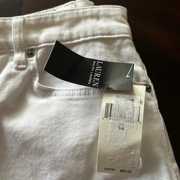 Lauren Ralph Lauren High-Rise Denim Shorts